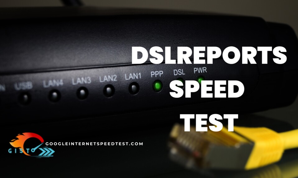 DSLReport speed test