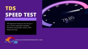 TDS speed test