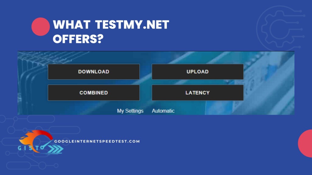 what testmy.net offers