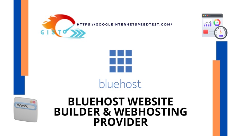 Bluehost website builder and webhosting provider 
